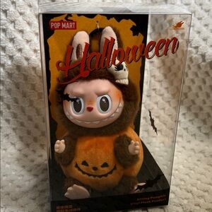 Pop Mart Halloween Sitting Pumpkin Vinyl Plush Pendant